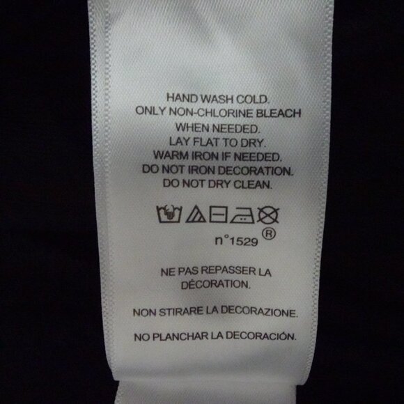 Ralph Lauren Skinny Ankle Jeans Women's Size 8 Black Beaded Stretch Denim - Picture 13 of 13